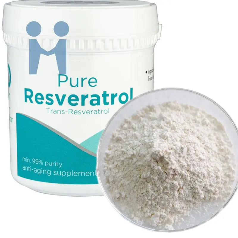 Wholesale Bulk CAS 501-36-0 Trans-Resveratrol 98% 99% Trans Resveratrol Resveratrol powder