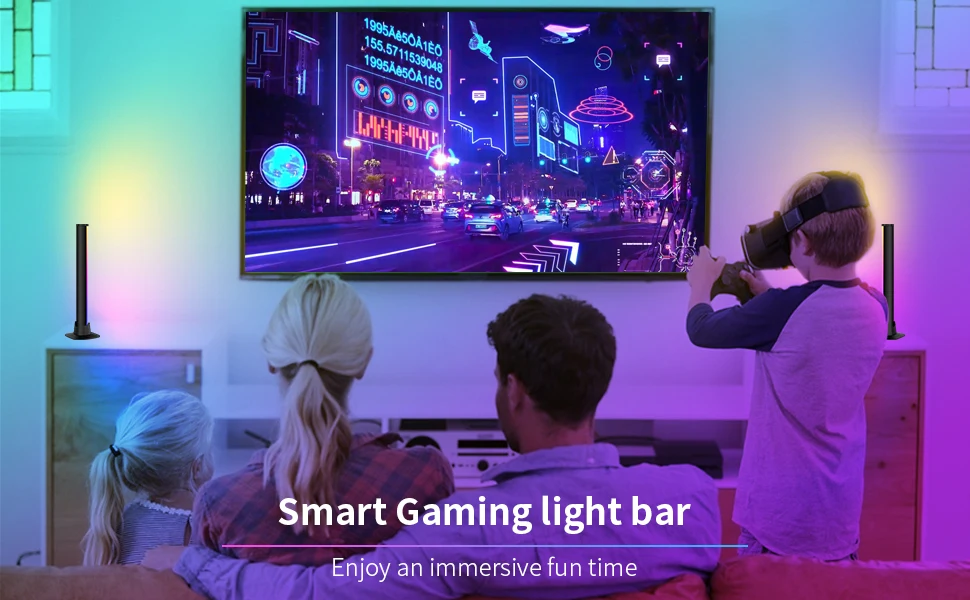 Great Roc 2022 New hot Voice App control sound pick up ambient light symphony ambient light Game Background Atmosphere Light