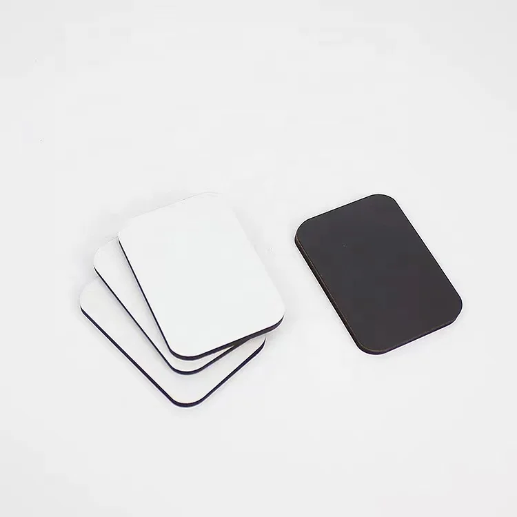 
Sublimation MDF Blank Fridge Magnets Decoration magnetic sticker 