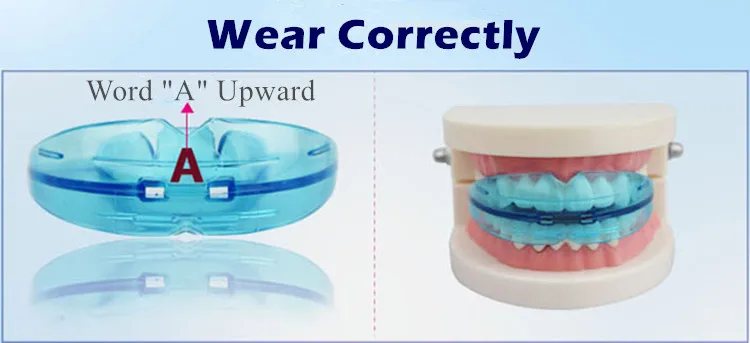 Health Care Straight Teeth Orthodontic Retainer Dental Guard Brace Anti Snore Mouthpiece