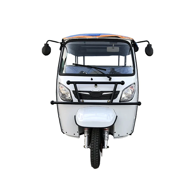 Lithium battery powered auto rickshaw 6 passenger seats with safety belts
