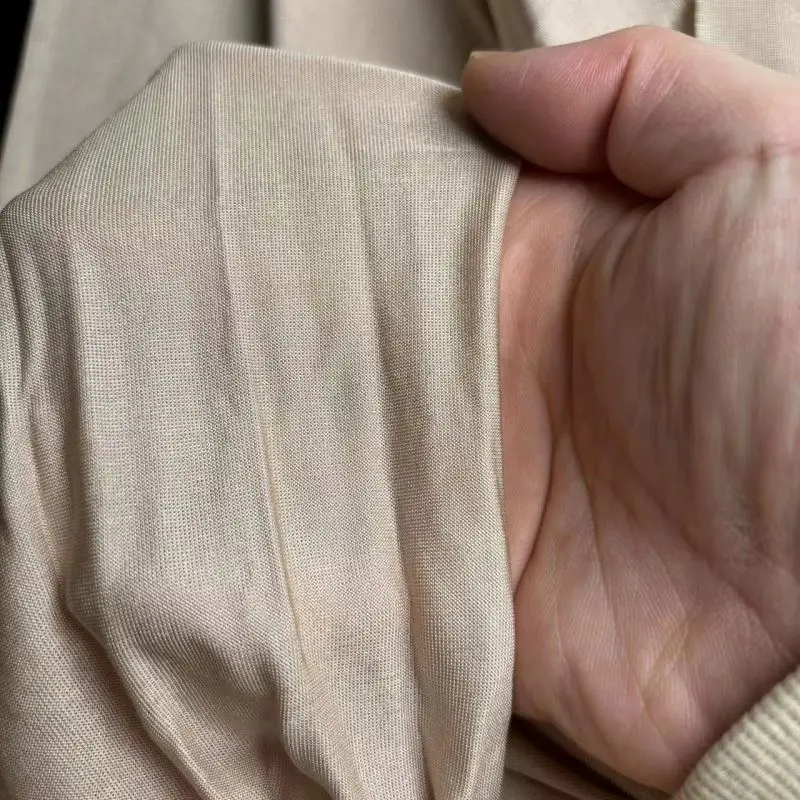 luxurious high quality Silk Fabrics Clothing Raw Pure Silk 100% Silk hemp fabric