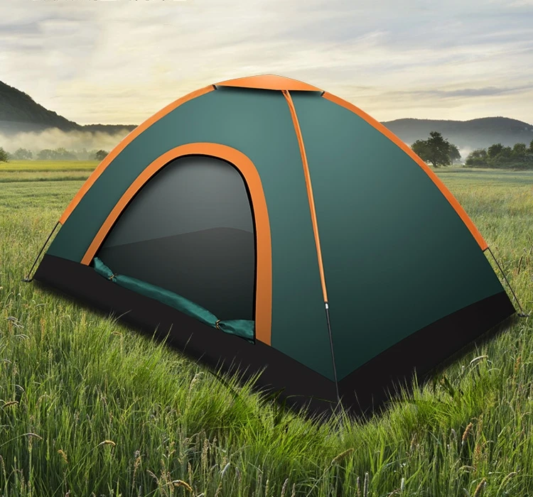 
Lightweight Outdoor Fibreglass Backpacking Large Family Waterproof Folding Military Automatic Pop Up Beach Hiking Camping Tent 