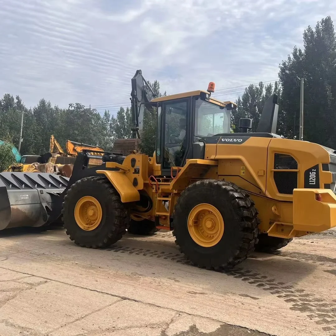 Колёсный погрузчик б/у volvo L120G 180F L220F 180G 180H оригинальный VOLVO колесный с хорошим рабочим состоянием