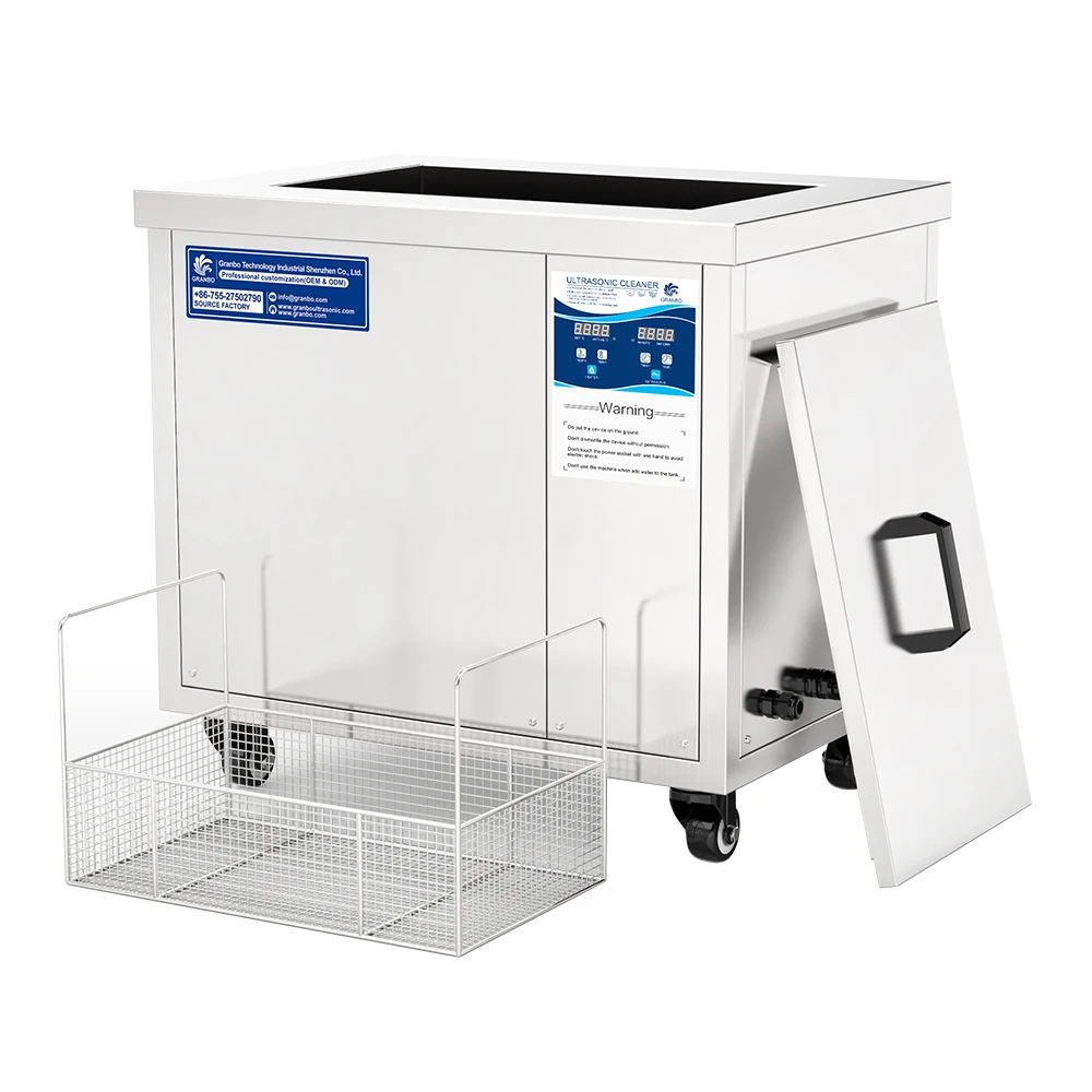 Granbo Industrial Digital Ultrasonic Cleaner 40khz 45L Single Tank Machine 24h Long Working Electric Fuel New Condition Cleaning