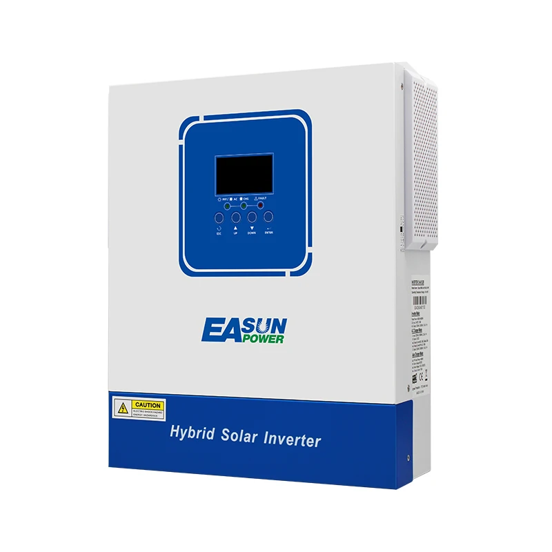Easun Power Inverter 2kw 3.2kw 4kw 12v 24v MPPT Hybrid Off Grid Solar Battery with Integrated Tbb Ups for Home