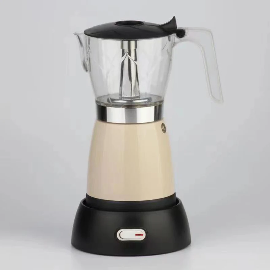 Electric espresso coffee maker 3 cups moka coffee pot
