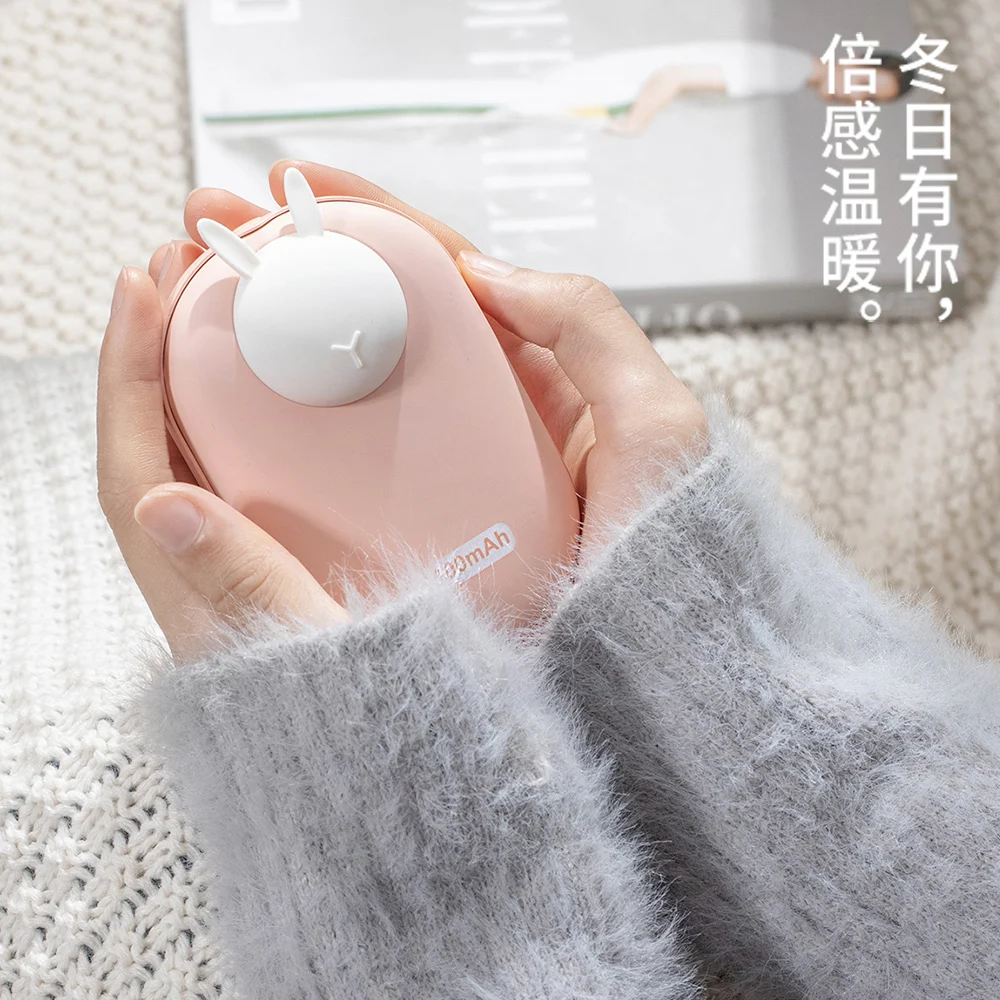 
10000mAh USB Rechargeable Electric Hand Warmer Double-Side Warmer /Portable Power Bank 