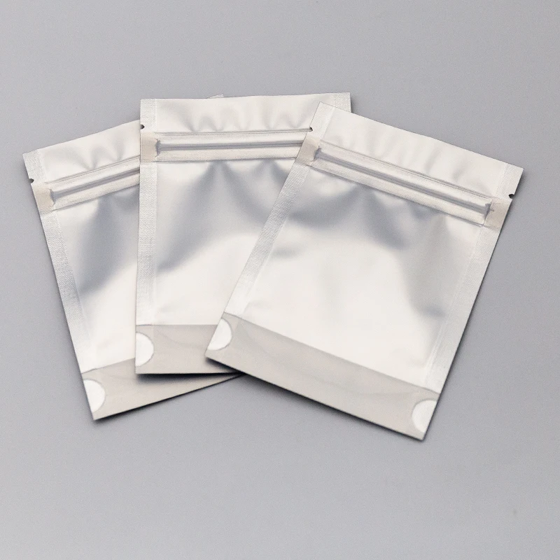 
Matte Black Clear Front Stand-Up Barrier Pouches Eco Aluminum Foil Mylar Bags 