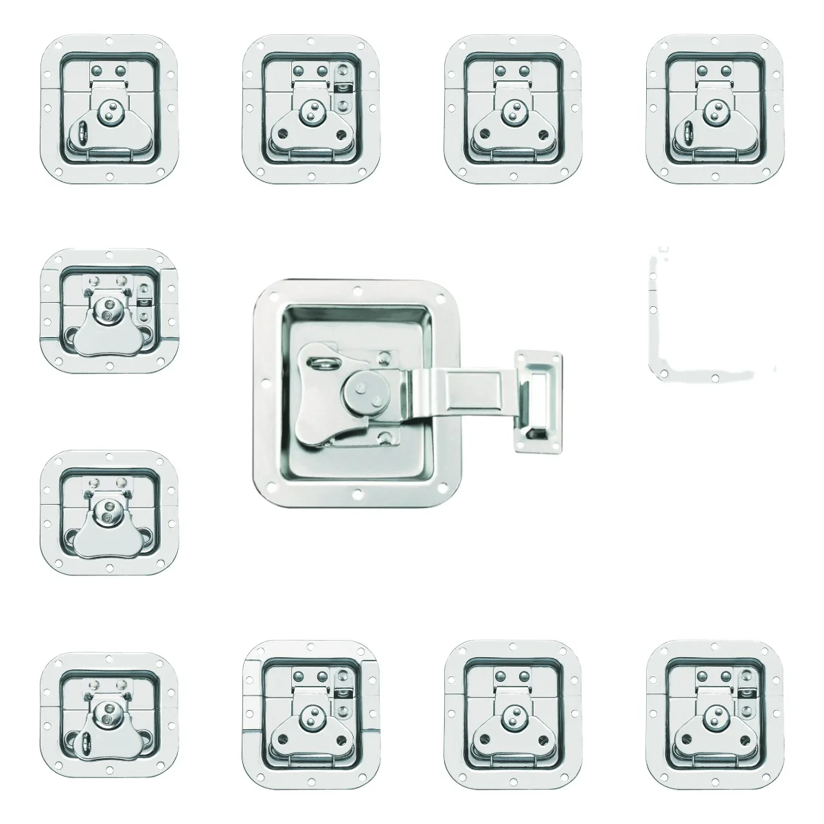 LICHUAN Flight Case Hardware Flight case accessories Chrome Plated Flight Case Latches Medium Butterfly Latches Butterfly Lock