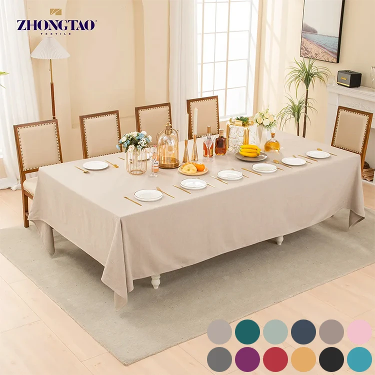 Nappe De Table Manteles De Mesa Tischdecke пятностойкая льняная скатерть Водонепроницаемая прямоугольная скатерть из льна