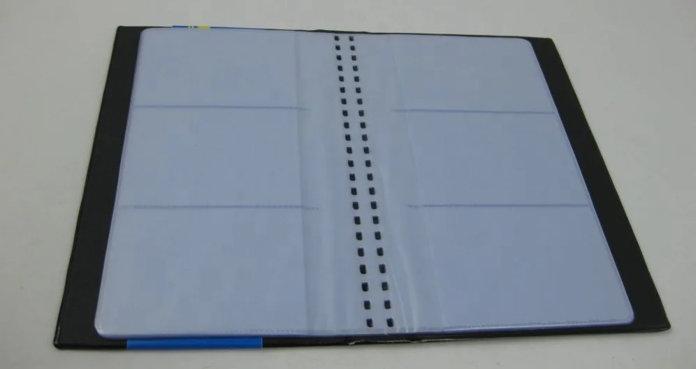 100% PVC Business Name Card Case Large Capacity Cross  Bank Card ID Holder Custom name logo