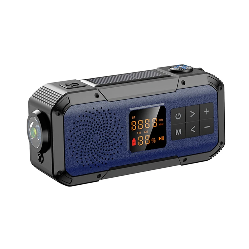 Wb All Weather Receiver Speakers Android Classic Portable Radio With Compass/Thermometer