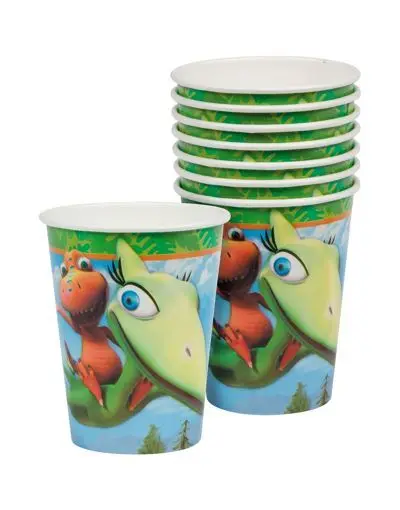Eco-Friendly Bio Disposable Kraft Single Layer Beautiful Printing Paper Drinks Coffee Cups with Lids For Coffee Shop