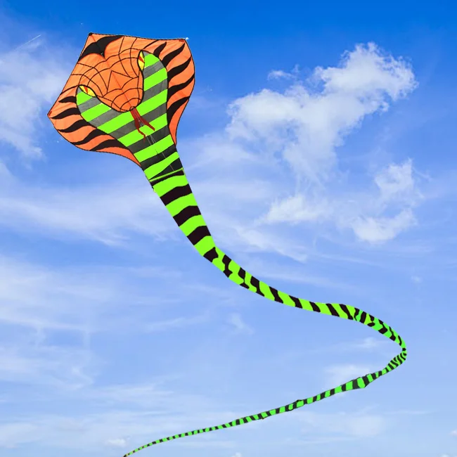 Made in china Customized  Long Tail Delta Cartoon Chinese snake Animal Sport Flying Kite from Weifang