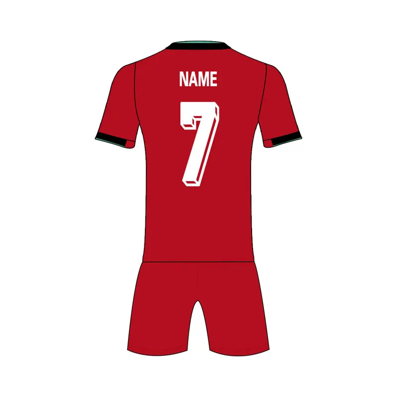 Hot Selling Quick Dry Unisex Football Jersey Player Version Soccer Wear with Club Team Name for Adult