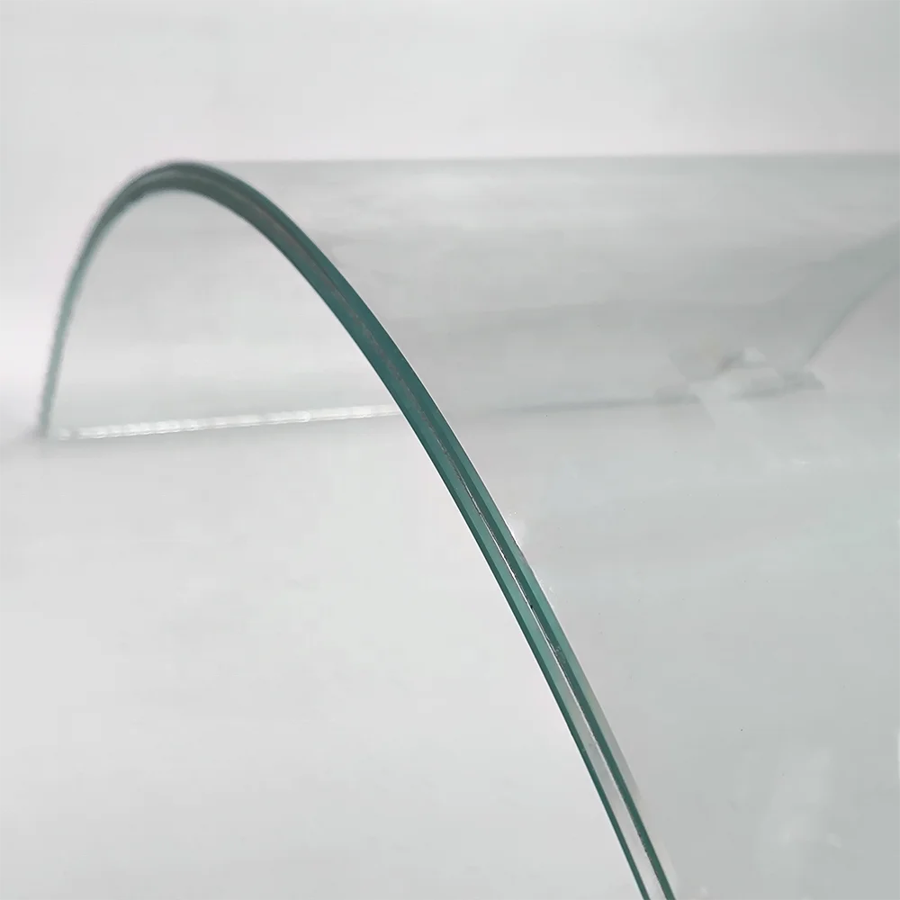 Ultra Thin Hot Bending Curved Tempered Glass Aquarium Glass For Exhibition
