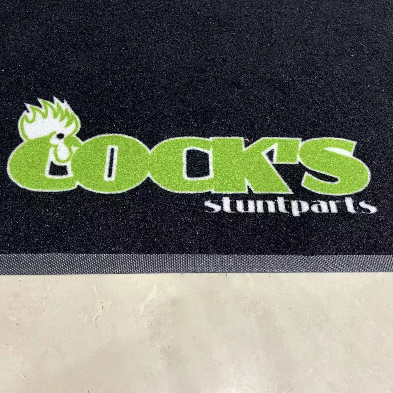 Customized 3D Printed Carpet KTM Kawasaki Motorcycle Garage Floor Mats Rubber