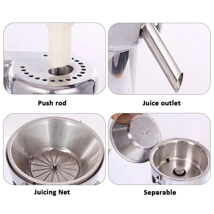 Hot selling stainless steel juicer fruit juicer watermelon electric grape Orange juice extractor machine cold press juicer