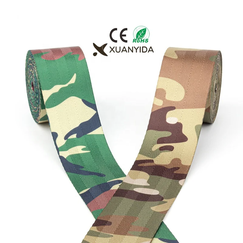 New arrival camouflage pattern racing car seat belts for jeep