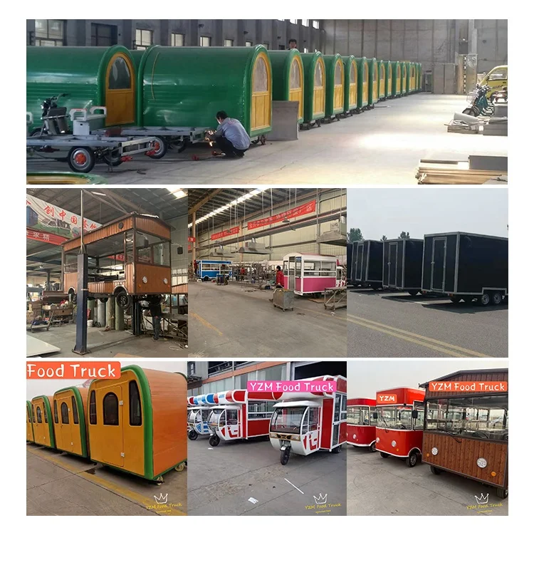 YANZHIMEI  Commercial Electric Food Truck Mobile Food Cart For Sale