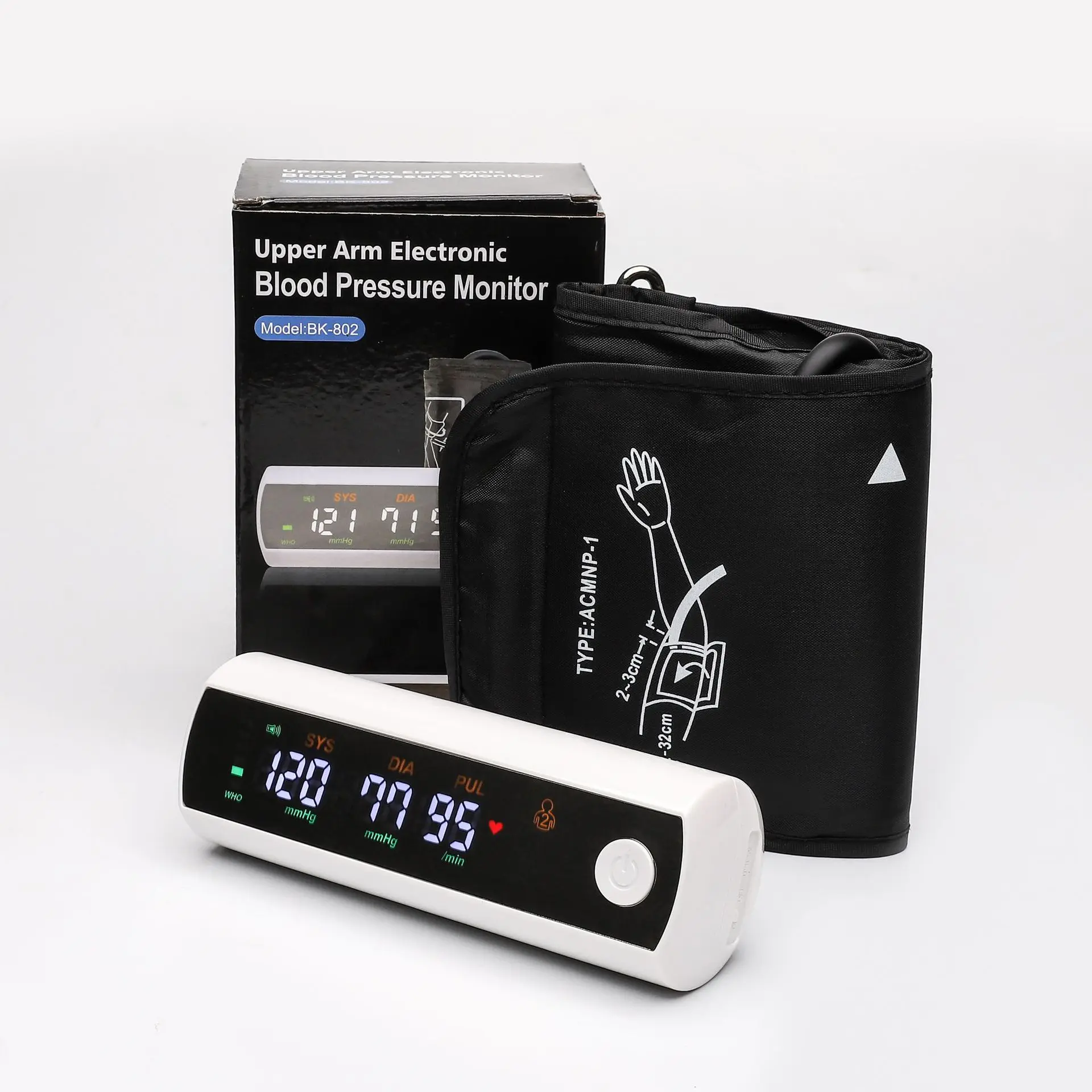 Language Customizable Electronic Blood Pressure Monitor Convenient for in office Use Faster than seeing doctor
