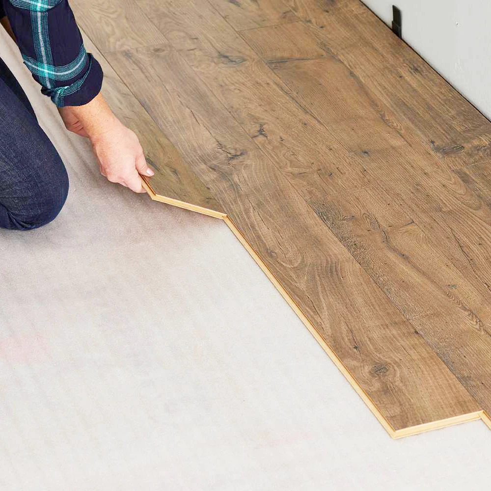German Standard Technology 8mm 10mm 12mm Big Lots Wood Floor Embossed Eir Hdf Laminate Flooring Board