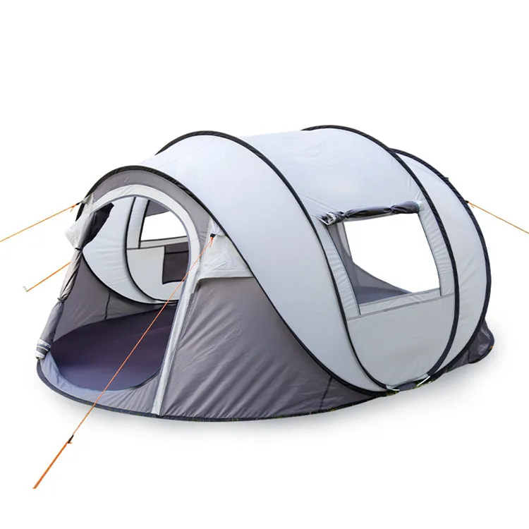 Outdoor Camping Tent Fast-Opening Fully Automatic Outdoor 2 People 4 People Free To Build Boat Tent for customization
