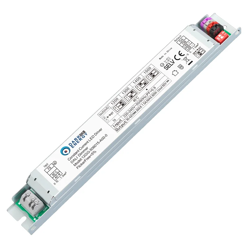Темный энергетический заводской светодиодный драйвер постоянного тока Dali Driver Led 50 Вт 900-500 мА 30-42 В