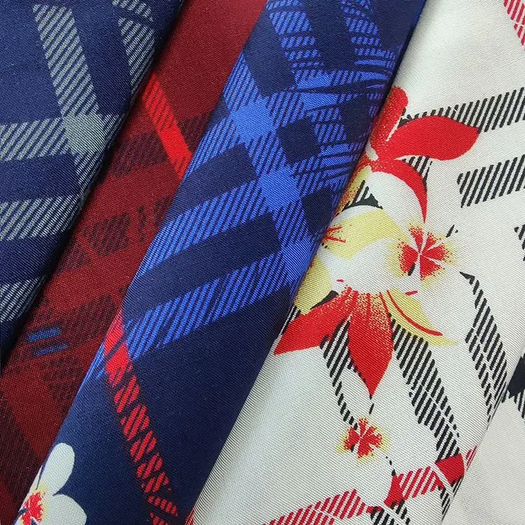 
Ecovero factories woven 45s rayon textile spun printed viscose shirt fabric for somali baati dress 