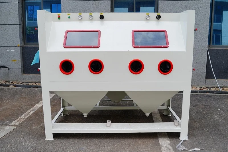 Пескоструйный шкаф большого размера, изготовленный на заказ