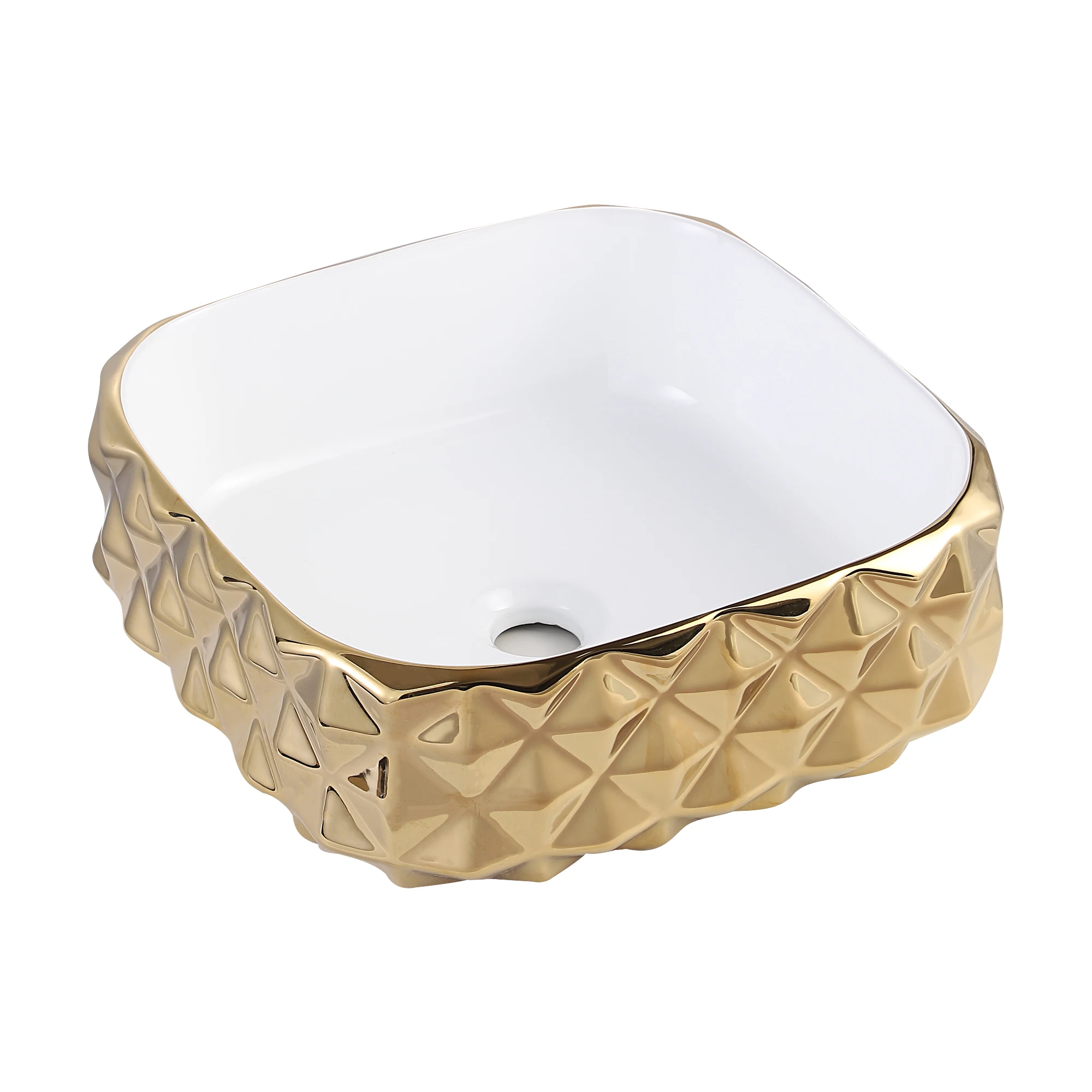 Modern Style Bathroom Special Shape Wash Basin Fashion Design Ceramic Art Above Counter Basin  Bathroom Hotel Sink
