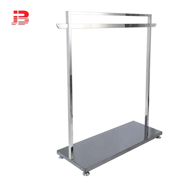 Clothes Display Stand Metal Rack Hanging Fixture for Shops Modern