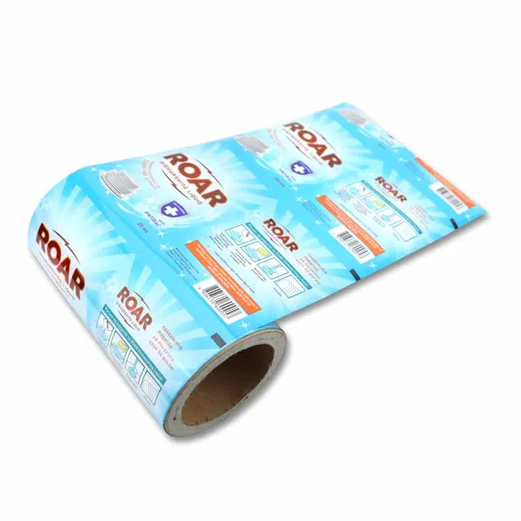 Strong quality detergent packet 3-4 layers laminated roll film for dishwashing liquid packing