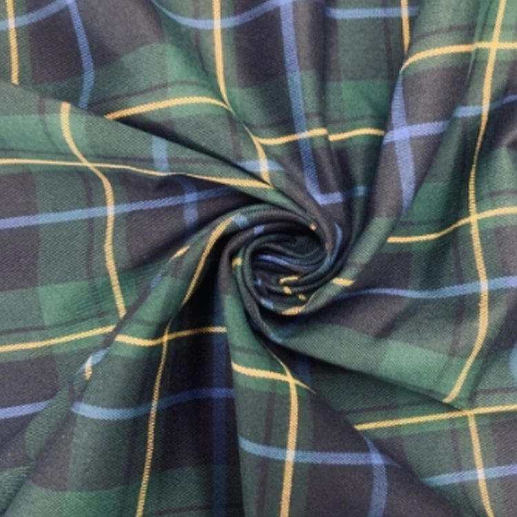 Custom wholesale TR Suiting Shirting Pants Twill Plain Dobby Fabric Roll Woven rayon cotton Rayon Viscose Polyester Fabric