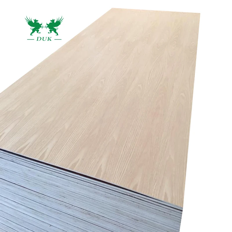 Karachi Market 3mm Red Oak / Teak/ Ash Veneer Fancy Plywood For Decoration