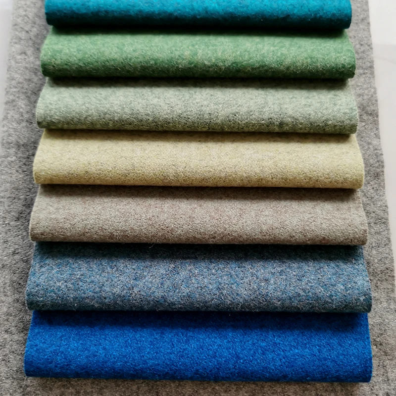 Luxury Vintage Style Wool Upholstery Fabric for Office Furniture