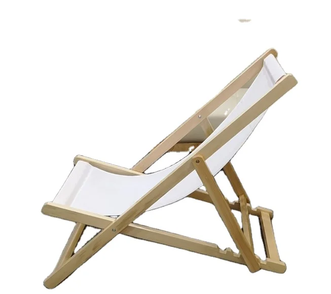 2018 Colorful Wooden Folding  Deck Beach Sand Chair