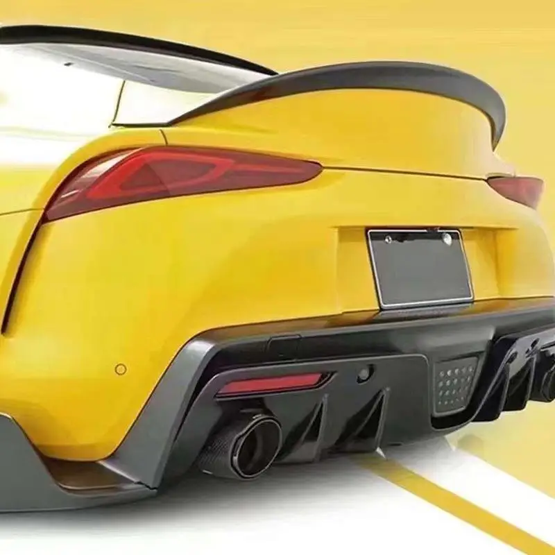 Real Carbon fiber AG small rear spoiler retrofit for Toyota Supra A90 A91