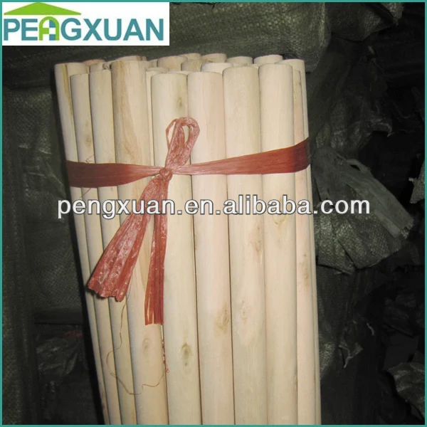 Eco-Friendly 70-220cm Length Round Eucalyptus Wooden Sticks for Flags