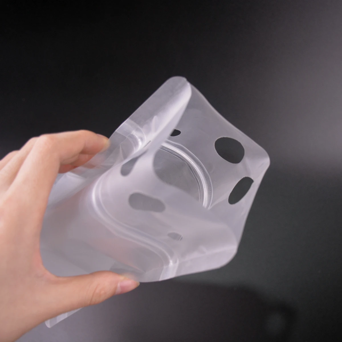 Resealable Plastic Packaging Storage Bag Clear Ziplock Bags for Food Packaging Stand Up Pouch for Dried Food
