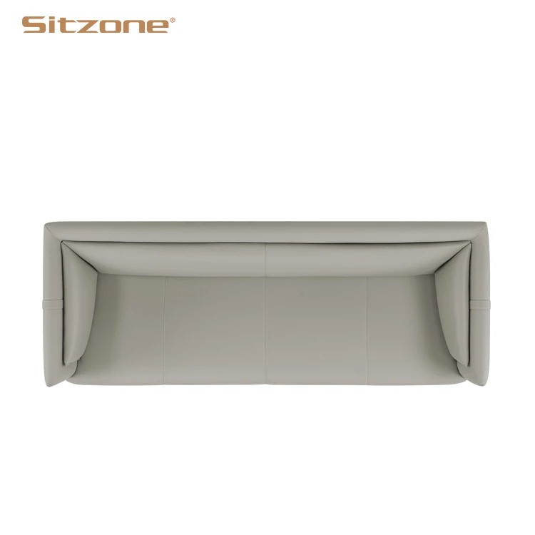 European Style Hot Selling White Leather Comfortable Sofa for Wholesale