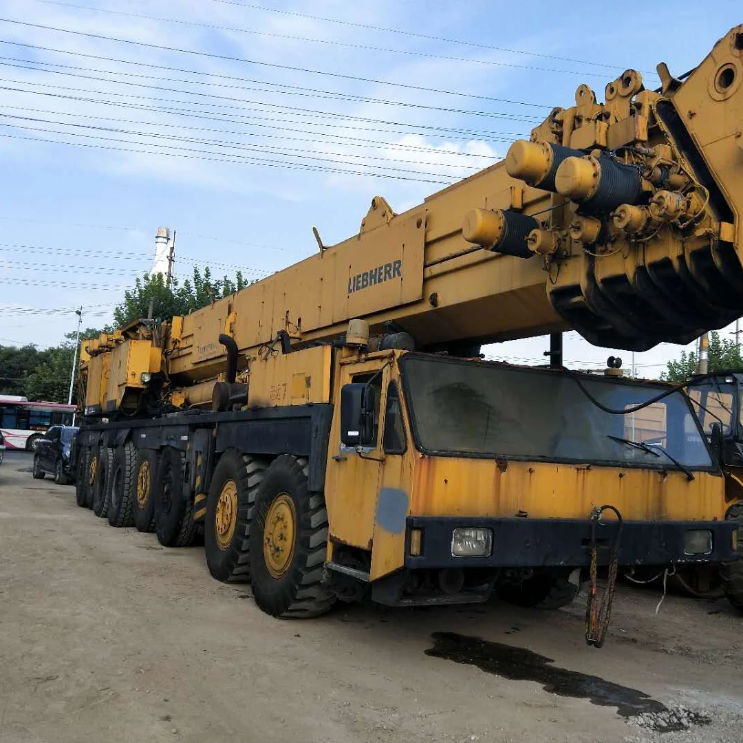 Б/у оригинальный автокран либхер 300 тонн изготовленный в