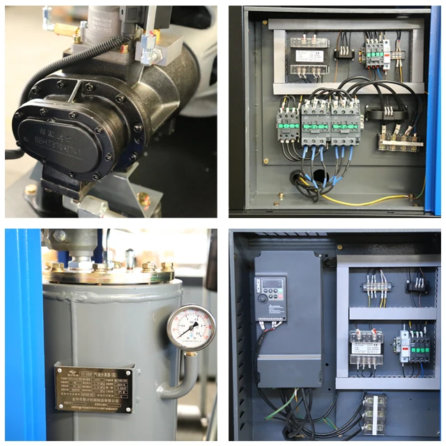 22kw 16bar All-in-one Integrated Silent Variable Speed Vsd Screw Air Compressors With Dryer