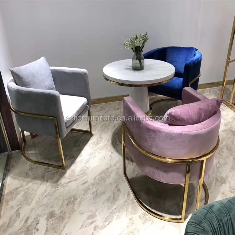 Wholesale  Low Price High Quality Royal Stainless Steel  Banquet Chairs Living Room Chairs Sets Home Furniture Wedding Chairs