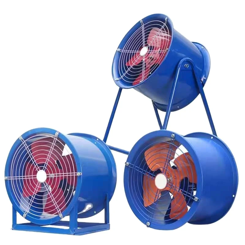 Hot selling fan Industrial ventilation bifurcated fan axial flow fan air extractor for HVAC In Africa