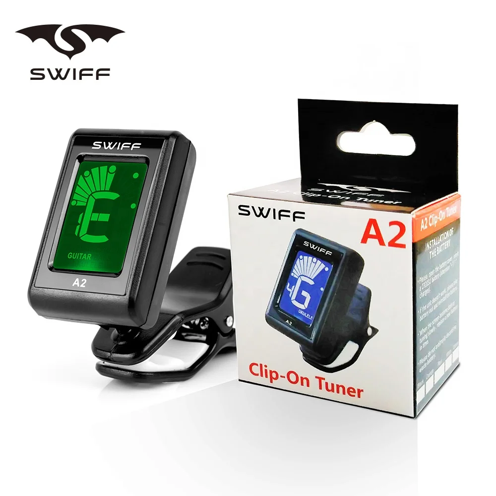 Hot Sale Clip-on Chromatic Guitar Tuner for Guitar Bass Ukulele tuner