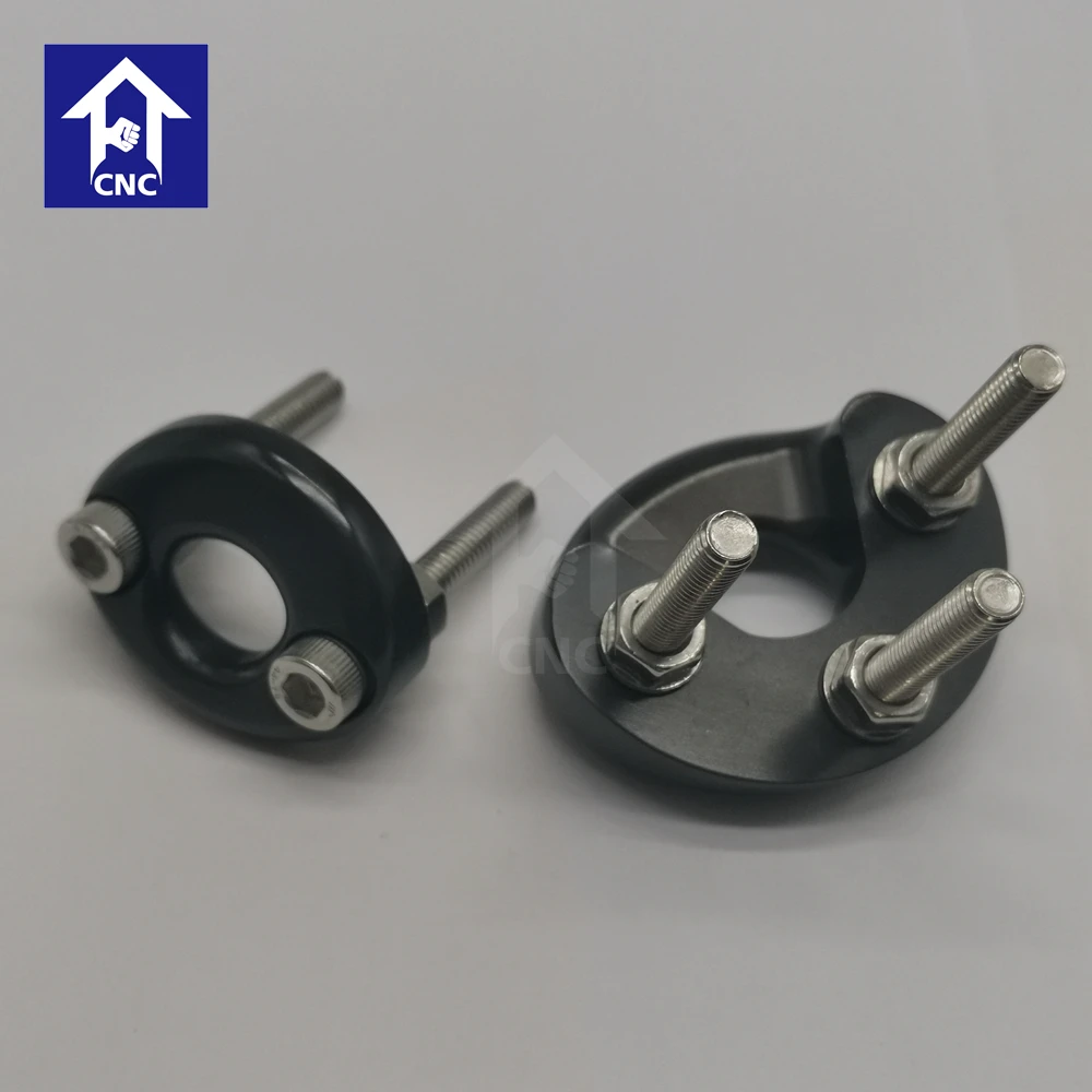 Cnc machininig качественная гладкая 7508 твердая анодированная с покрытием из ПТФЭ алюминиевая Dyneema глаза для яхты парусника