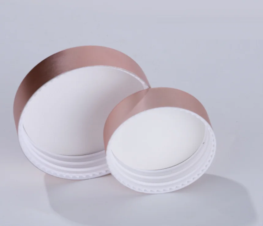 
5ml 10ml 15ml 20ml 30ml 50ml 60ml 100ml rose pink cosmetic cream jar face cream bottle container with rose gold lid 