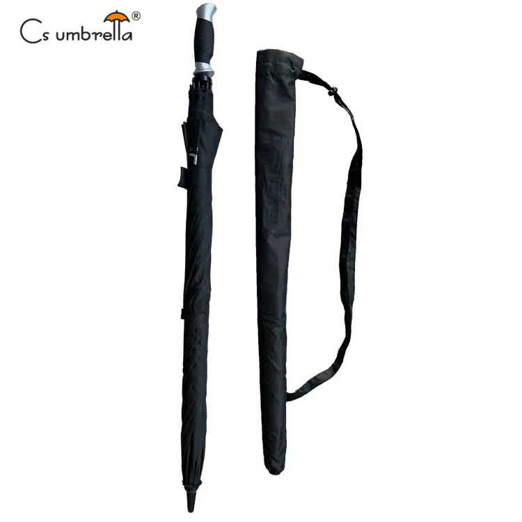 YS-7050 Extra Large Umbrella Customized Logo 30 Inches Big Size Double Layer Air Vented Windproof Big Golf Umbrella With Logo